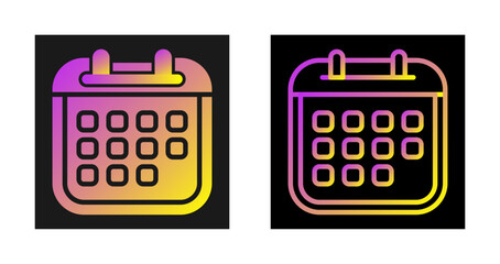 Wall Mural - Calendar Vector Icon