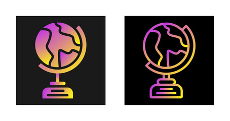 Sticker - Globe Vector Icon