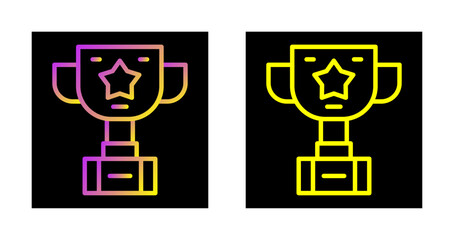 Sticker - Trophy Vector Icon