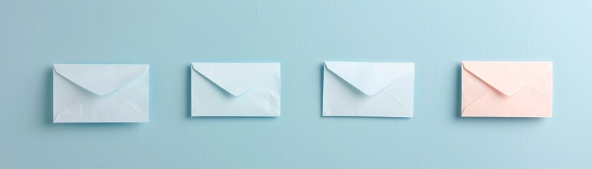 Poster - Soft hues surrounding an email marketing setup, showcasing customer engagement