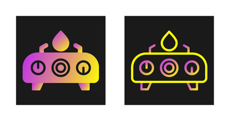 Wall Mural - Electric Stove Vector Icon