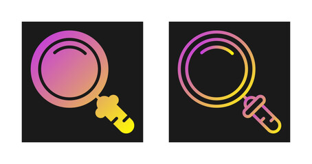 Sticker - Magnifying Glass Vector Icon