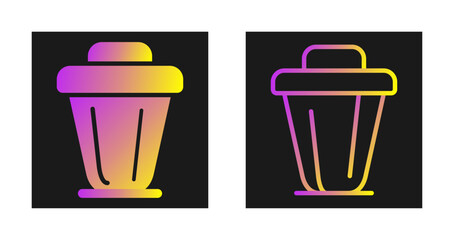 Canvas Print - Garbage Vector Icon