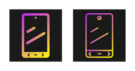 Canvas Print - Smartphone Vector Icon