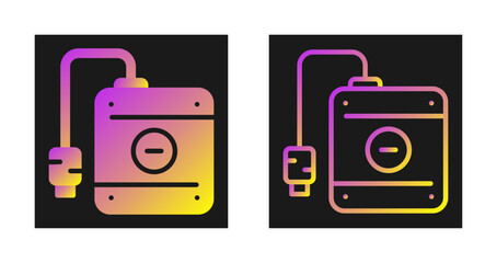 Sticker - Hard Drive Vector Icon