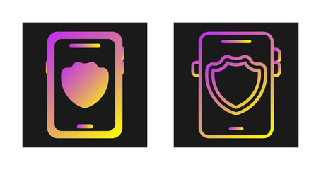 Sticker - Smartphone Vector Icon