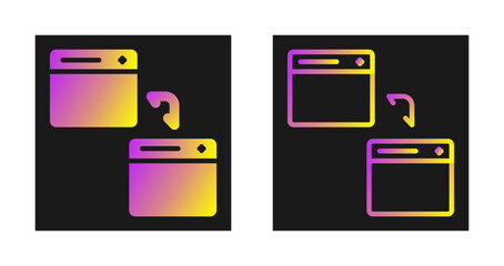 Sticker - Transfer Vector Icon