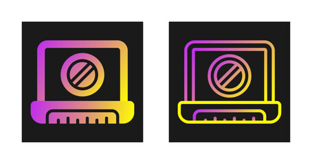 Poster - Laptop Vector Icon