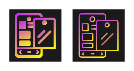 Canvas Print - Smartphone Vector Icon