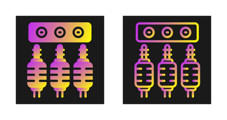 Wall Mural - Jack Connector Vector Icon