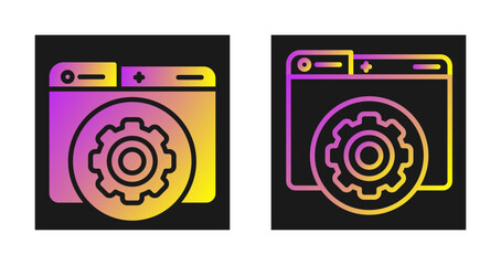 Canvas Print - Maintenance Vector Icon