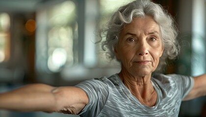 Poster - portrait of a senior woman