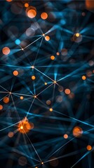 Poster - Abstract Digital Connections and Modern Technology Network in Business Concept