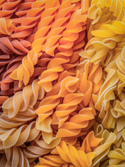 Poster - A variety of popular italian pasta