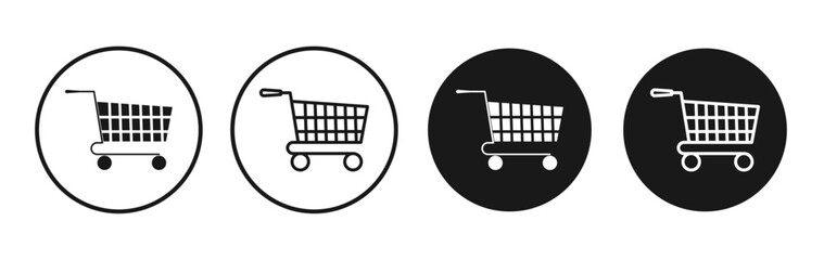 Wall Mural - Shopping cart icon