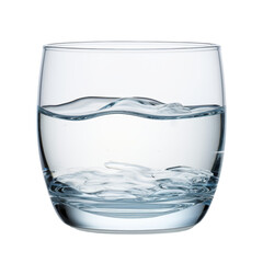 Wall Mural - glass of water isolated on transparent background cutout