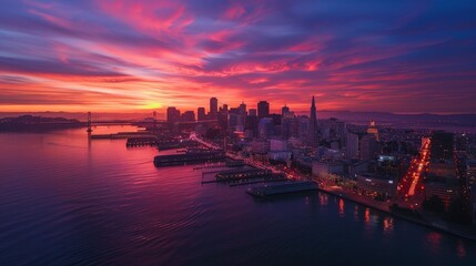 Canvas Print - Witness the transformation at dawn, capturing the quiet moments before the day begins.