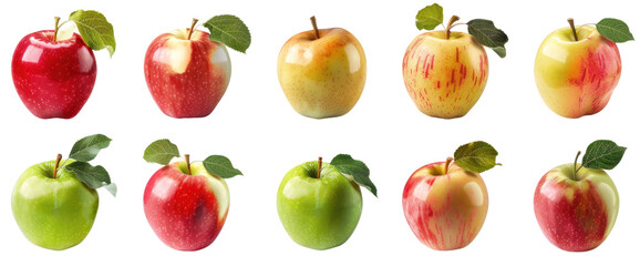 set of apple type variants