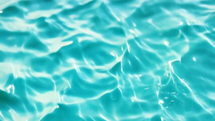 Poster - Glimmering turquoise water with light reflections at a serene location