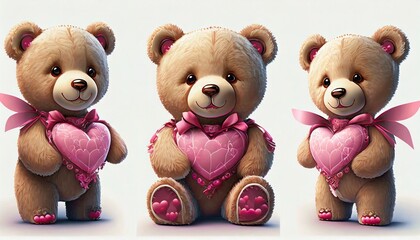 Sticker - teddy bear set