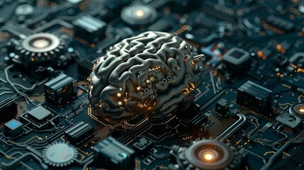 Poster - Fusion of Mechanical Cogs and Electronic Circuits Forming Human Brain Representation at Technological Workshop
