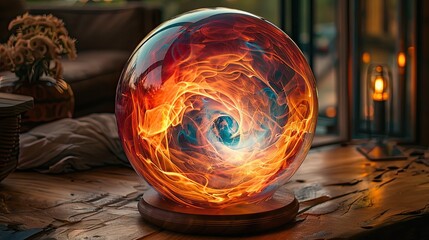 Poster - Transformative World Where Sound Becomes Interactive Plasma Globes in a Vibrant Artistic Display