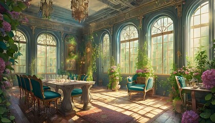 Wall Mural - interior of the room