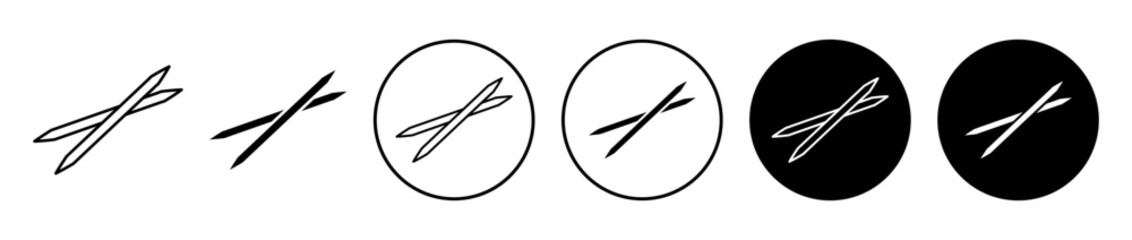 Poster - Toothpick icon set