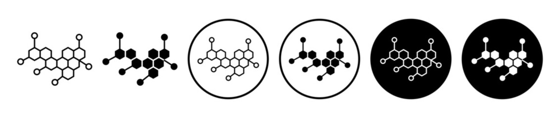 Poster - Hormones icon set