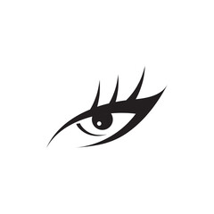 Wall Mural - eye beauty logo icon