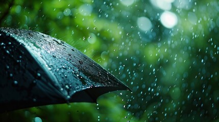 Canvas Print - Rainy Day Umbrella