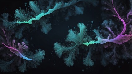 black algae bloom abstract background art design