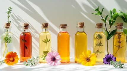 carrier oils, still life, skin care conceptual,. The preservation of the health, natural cures.