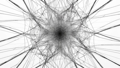 Intricate Geometric Fractal Design
