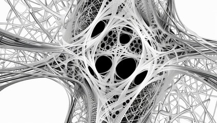 Intricate Geometric Fractal Design