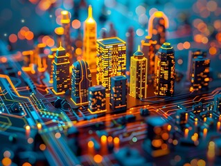 Poster - digital twin city with ai powered real time data for urban planning and simulation