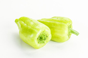 Sticker - Green raw fresh bell pepper