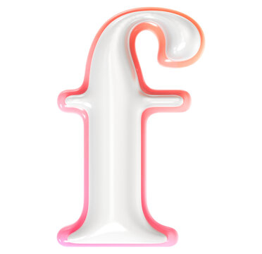 f Font 3D Rendering