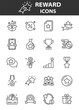 © kornkun - Set of reward icons, prize,