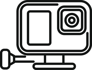Poster - Action camera is ready to capture all the thrilling moments of your next adventure