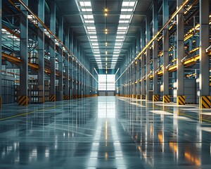 Poster - A Transparent Warehouse Showcasing Efficient Logistics
