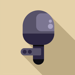 Poster - Professional condenser microphone for recording vocals in music studio