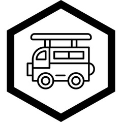 Poster - Surf Van Icon Design