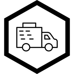 Canvas Print - Logistics Delivery Icon Design