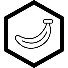 Poster - Banana Icon Design