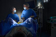 © Svitlana - Surgeons team preforming operation uterus removal in hospital operating theater
