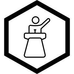 Sticker - Speech Icon Design