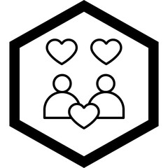 Poster - Couplegoals Icon Design