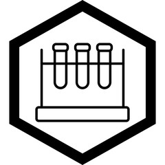 Sticker - Test Tube Icon Design