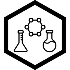 Wall Mural - Chemistry Article Icon Design